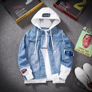 Jacket Streetwear Hip Hop Men's Hooded