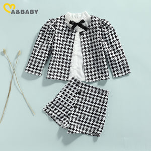 Kid Girls Clothes Set Long Sleeve Coat