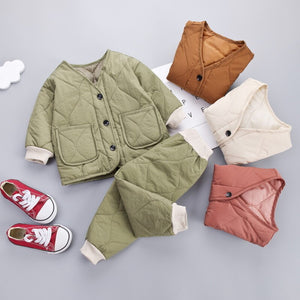 Winter Children's Warm Cotton Jackets Girls